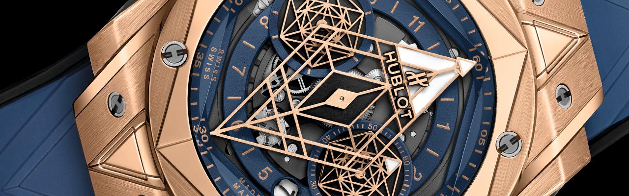 宇鉑Big Bang Sang Bleu II 墨藍計時碼錶