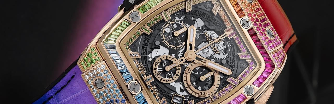 宇舶Spirit Of Big Bang彩虹寶石腕錶