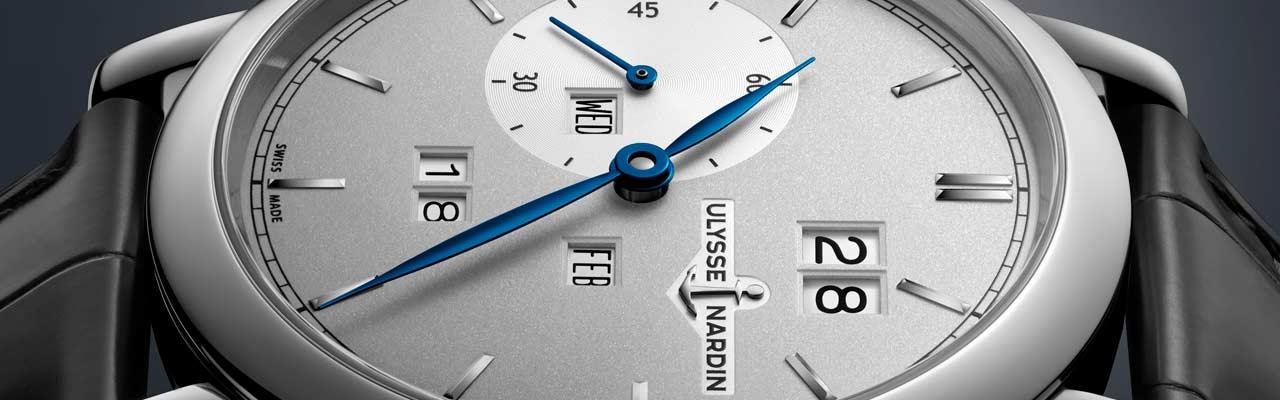 雅典錶經典路德維格萬年曆腕錶