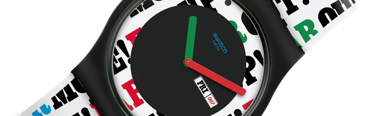 Swatch 007 詹姆斯·龐德特別版腕錶
