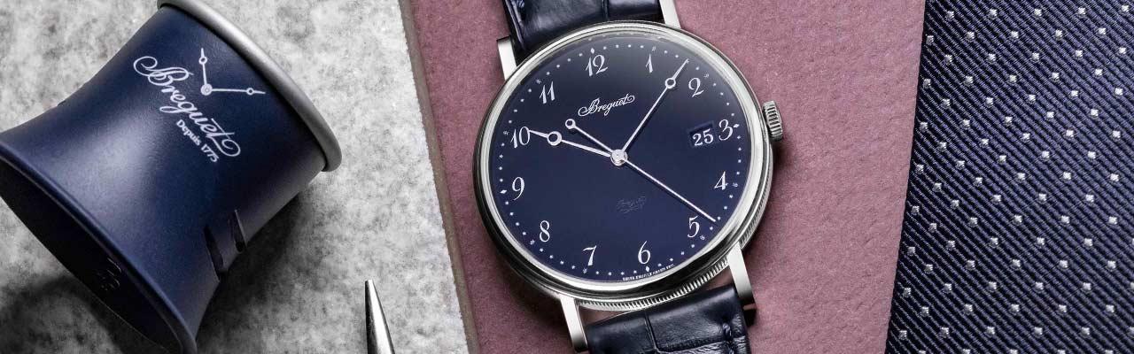 BREGUET寶璣Classique 5177藍色大明火琺瑯面盤腕錶