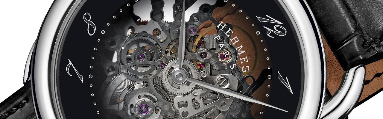 愛馬仕Arceau Squelette鏤空錶