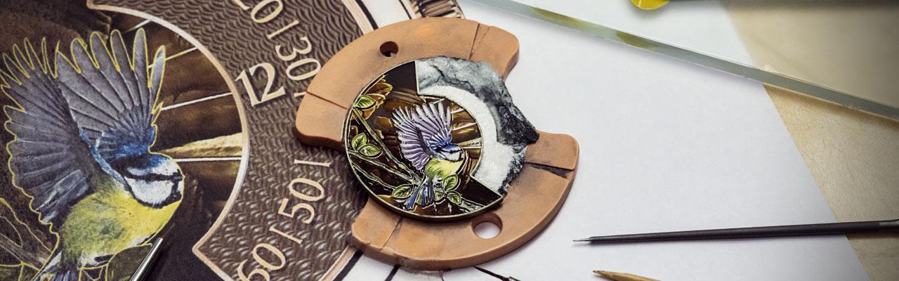 江詩丹頓閣樓工匠The Singing Birds腕錶—蜂鳥