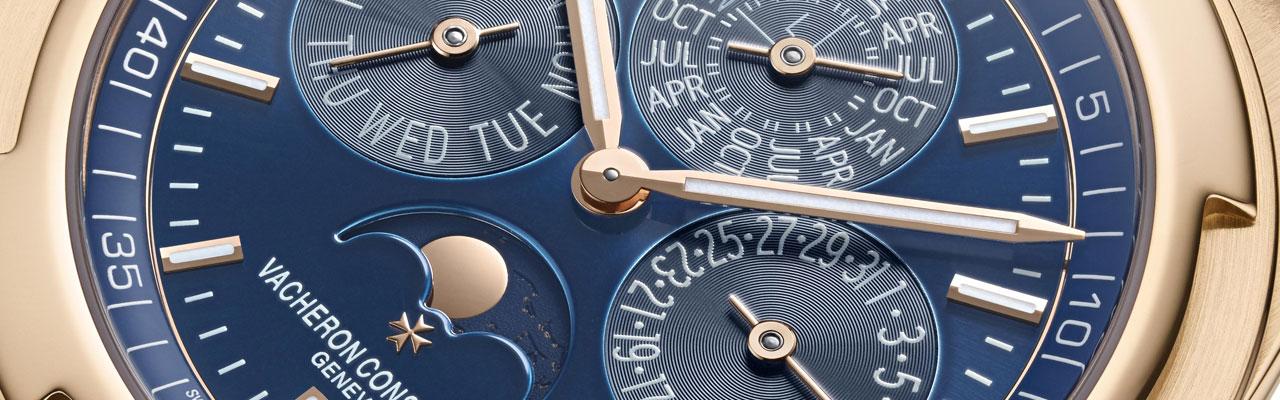 江詩丹頓Overseas超薄萬年曆腕錶