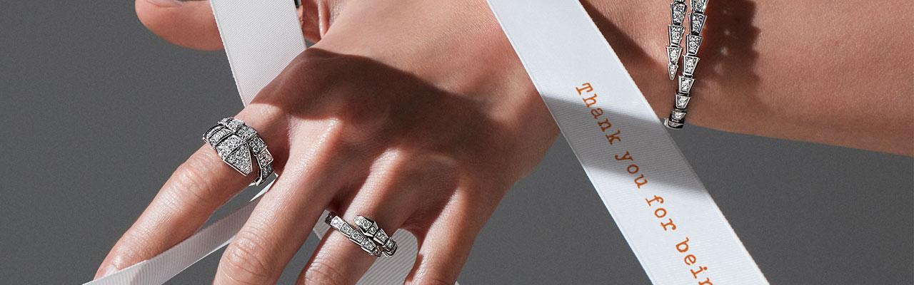 BVLGARI Serpenti Seduttori精鋼與玫瑰金鑲鑽腕錶