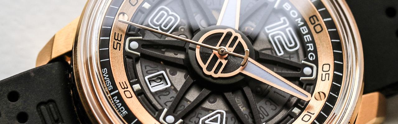 炸彈錶「BB-01 Automatic」玫瑰金腕錶