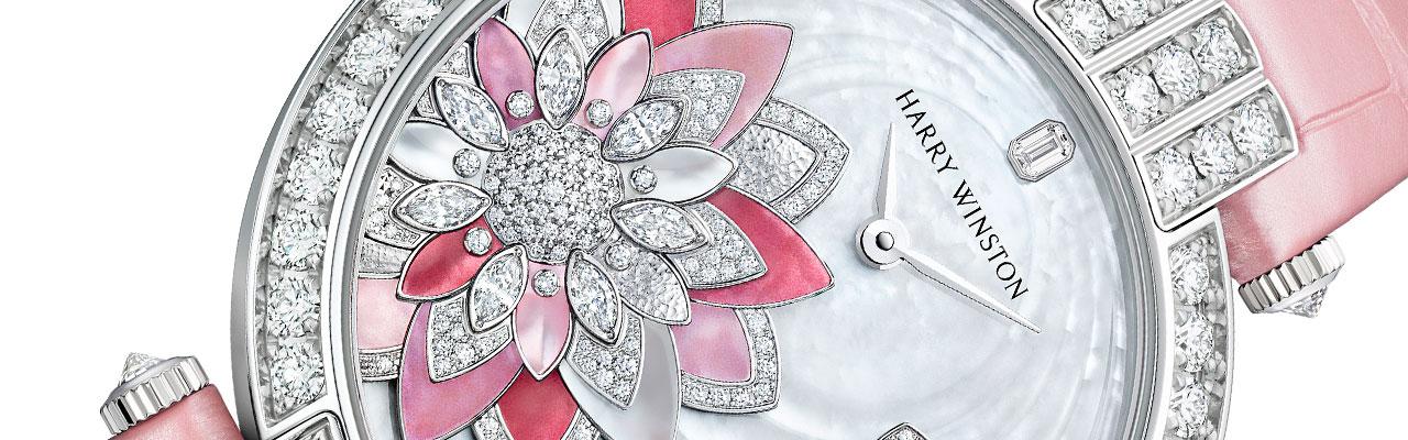 海瑞溫斯頓卓時系列Lotus36毫米自動腕錶