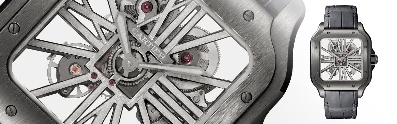 卡地亞Santos Squelette Noctambule