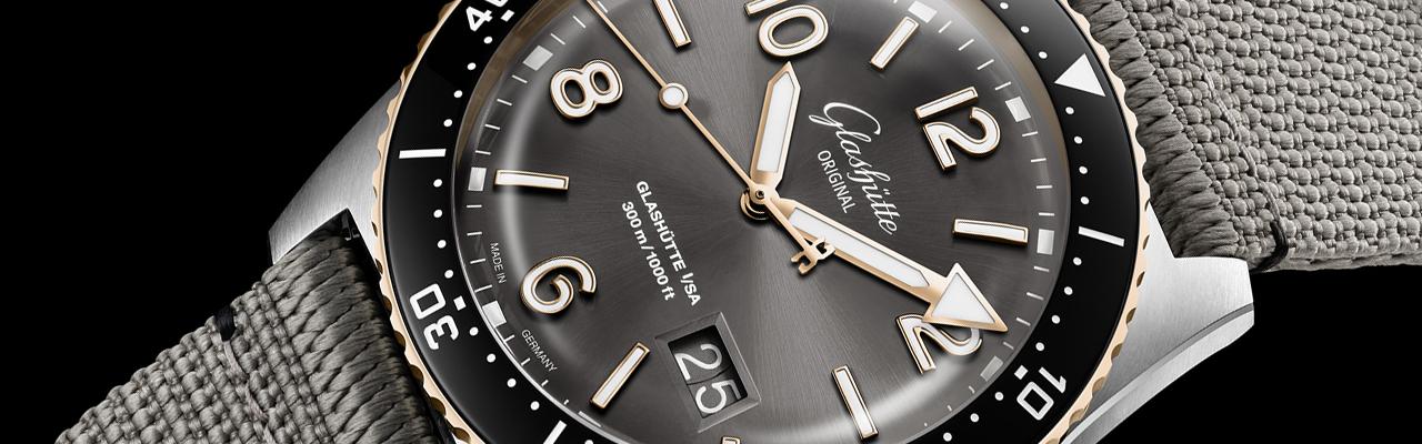 格拉蘇蒂原創SeaQ Panorama Date大日期潛水錶