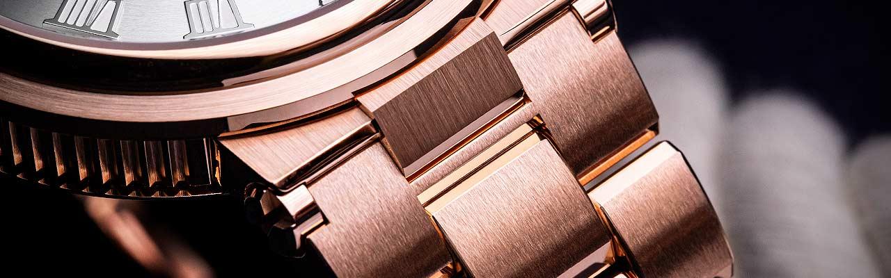 寶璣MARINE航海系列5517自動腕錶玫瑰金鍊帶款