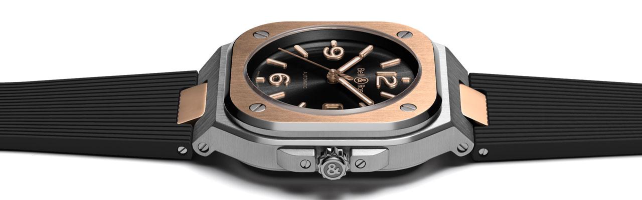 柏萊士BELL & ROSS BR 05 Black Steel & Gold