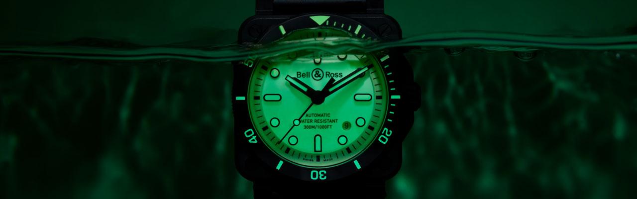 BELL & ROSS BR 03-92 Diver Full Lum 潛水錶 