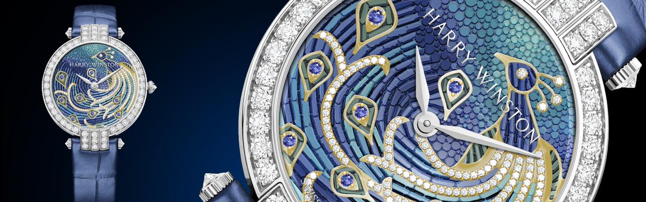 HARRY WINSTON Premier 卓時系列Precious Peacock 自動腕錶