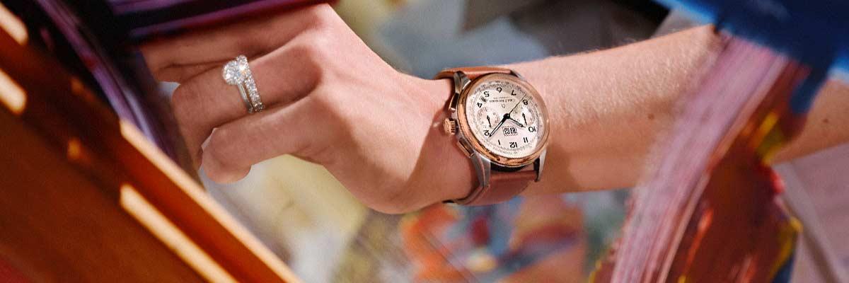 寶齊萊CARL F. BUCHERER年曆雙盤計時碼錶