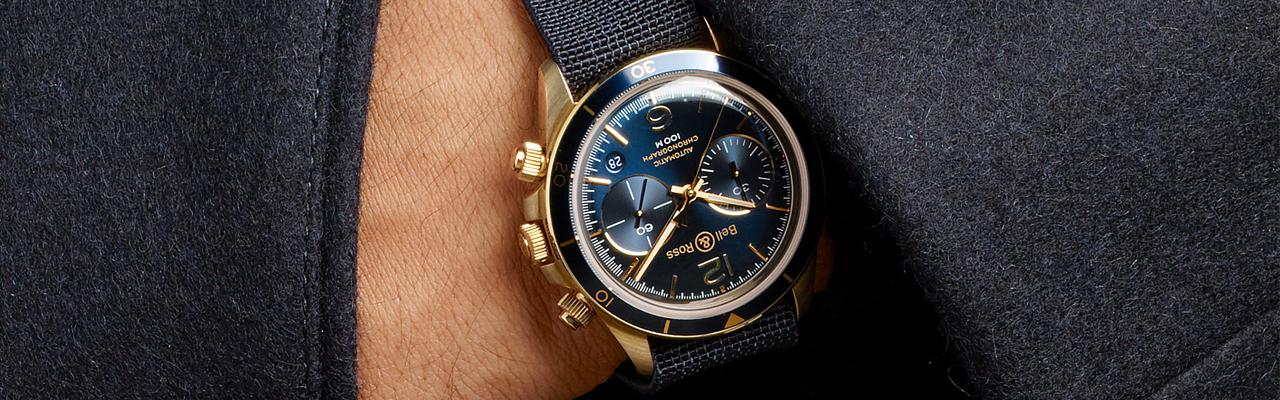 柏萊士BELL & ROSS BRV2-94 Aéronavale Bronze 計時碼錶