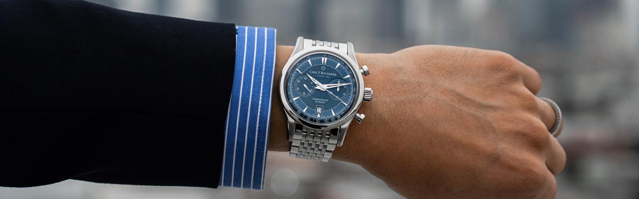 寶齊萊CARL F. BUCHERER 馬利龍飛返計時碼錶