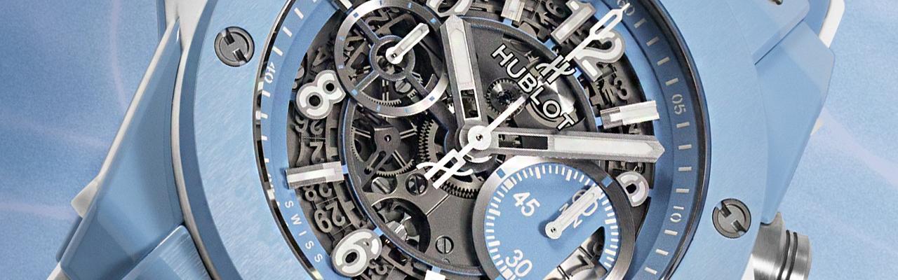 宇舶HUBLOT Big Bang Unico天空藍陶瓷腕錶