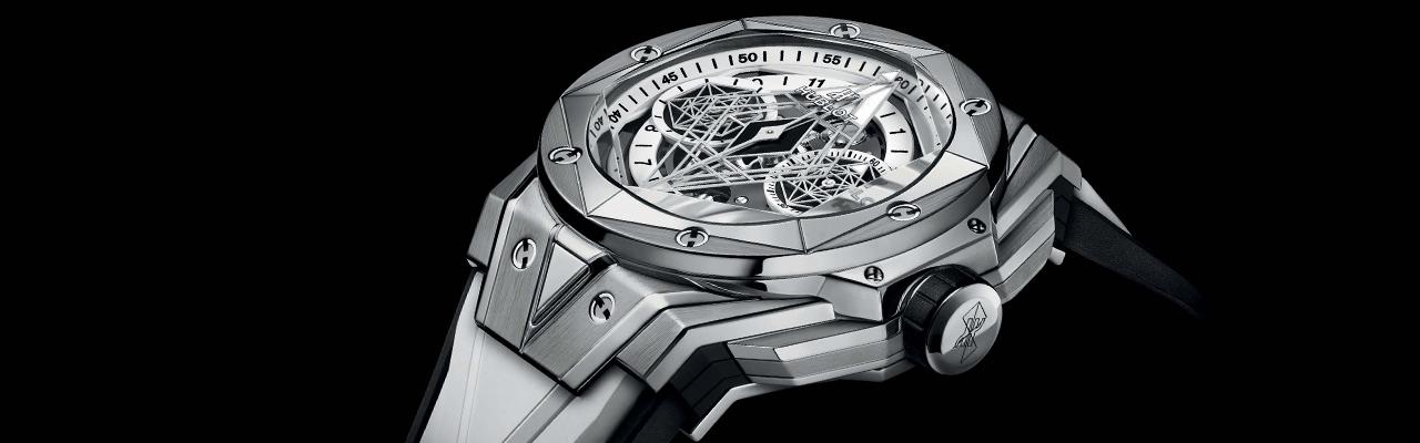 宇舶錶HUBLOT Big Bang Sang Bleu II 墨白計時碼錶