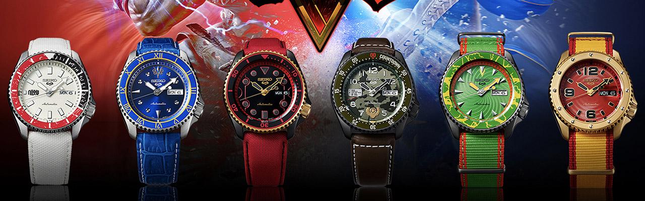 Seiko 5 Sports X 快打旋風5聯名限定錶