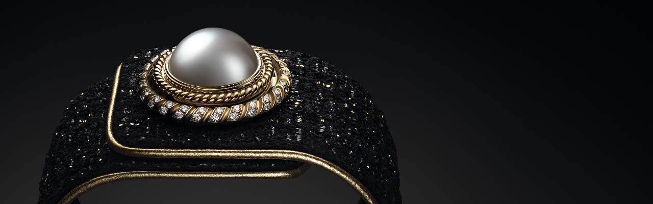 香奈兒 Mademoiselle Privé 鈕扣腕錶 