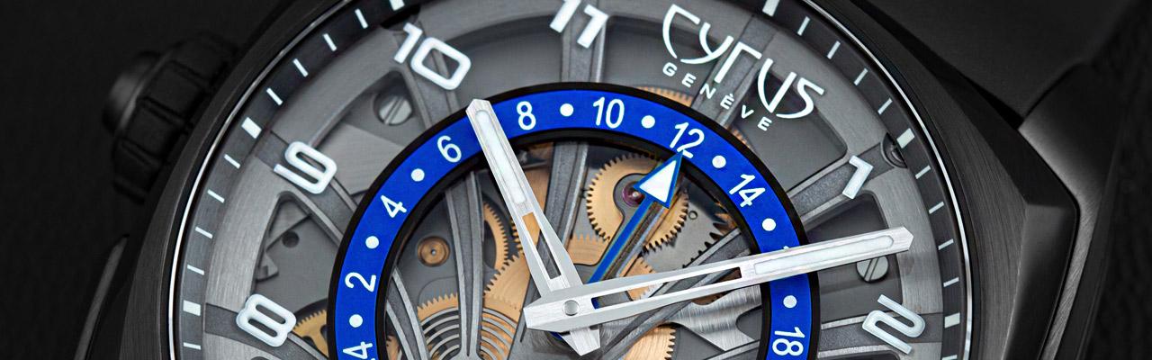 CYRUS Klepcys GMT Retrograde逆跳兩地時間腕錶