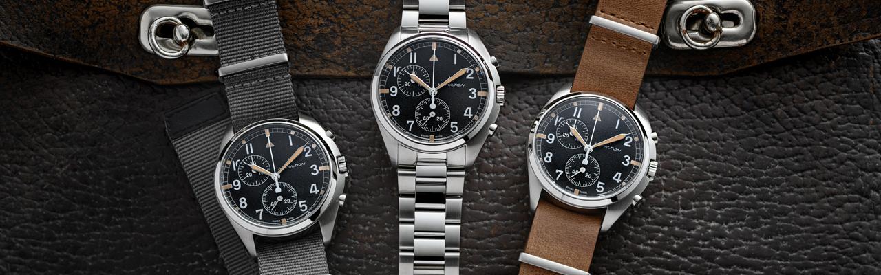 漢米爾頓HAMILTON Pilot Pioneer Chrono Quartz系列