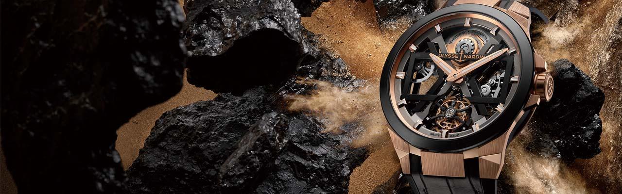 雅典錶Blast鏤空陀飛輪腕錶