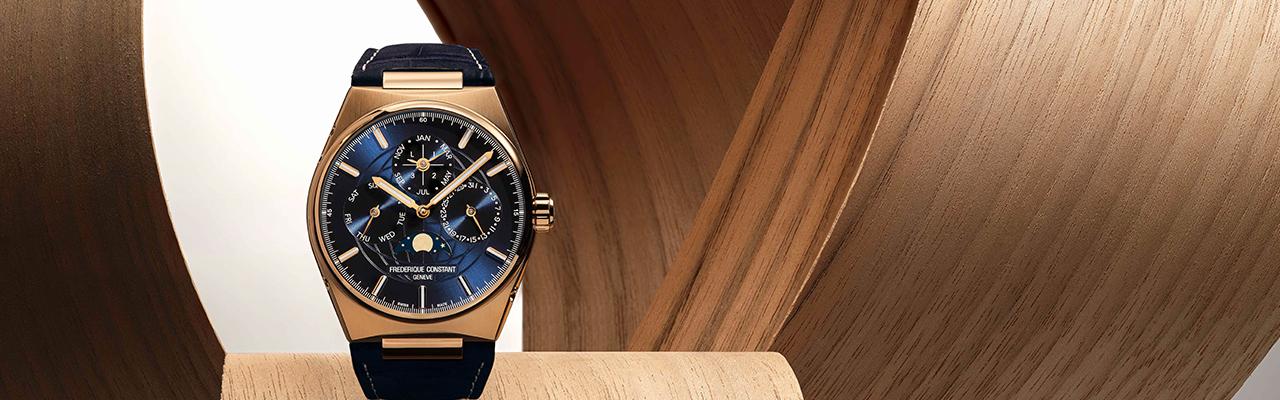 康斯登FREDERIQUE CONSTANT Highlife系列 18K玫瑰金萬年曆腕錶