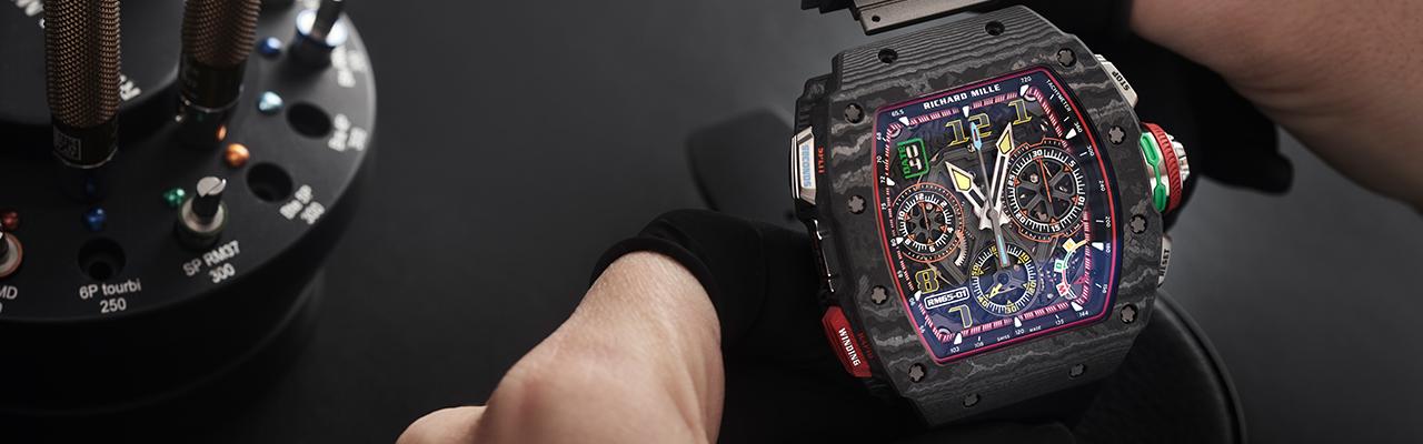 RICHARD MILLE全新RM 65-01自動上鍊雙秒追針計時碼錶