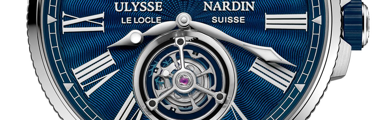 雅典錶ULYSSE NARDIN藍色航海大明火琺瑯陀飛輪