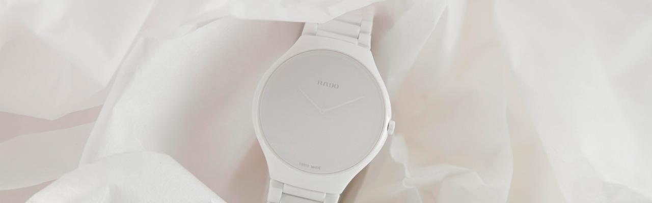 RADO攜手全球趨勢大師Li Edelkoort推出True Thinline真我超薄系列高科技陶瓷Stillness特別版腕錶