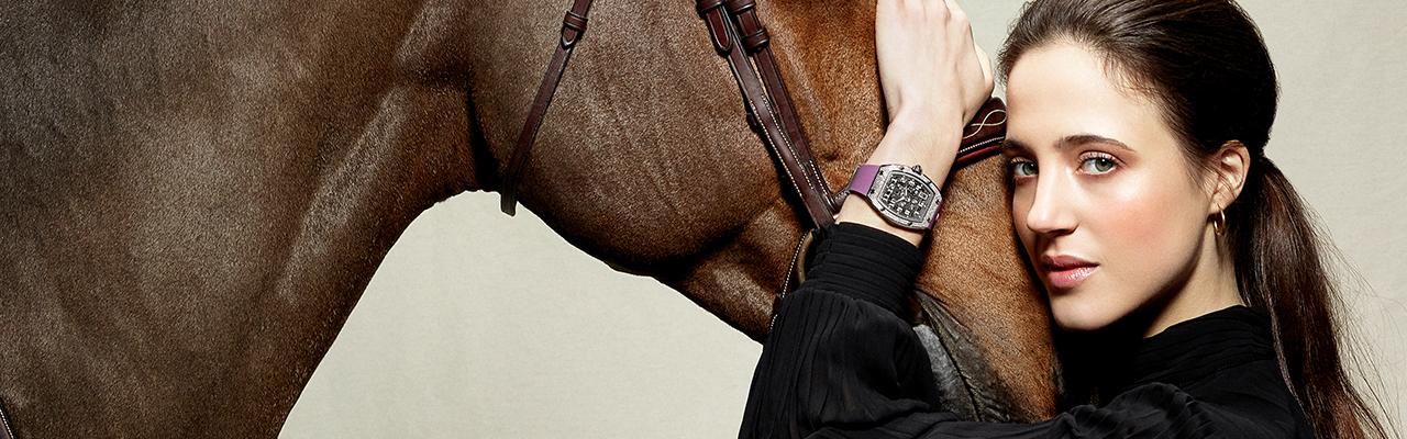 RICHARD MILLE新任品牌摯友 馬術場地障礙賽冠軍Flore Giraud