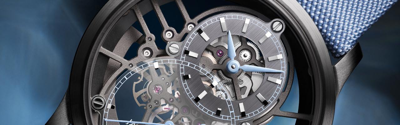 雅克德羅推出三款全新大秒針SKELET-ONE鏤空腕錶 彰顯都市格調雕塑美感 