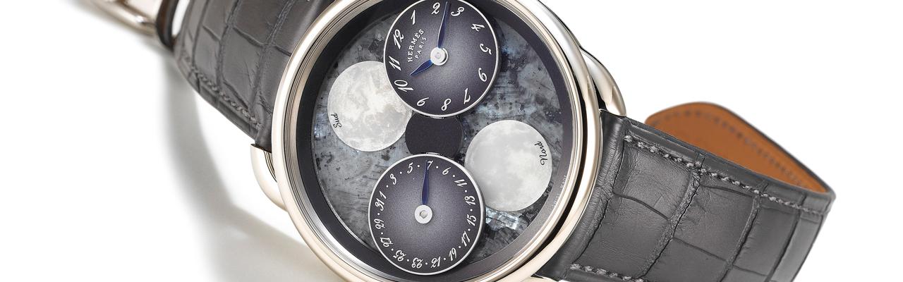 愛馬仕HERMÈS Arceau L'heure de la lune月讀時光腕錶 創新月相顯示機制