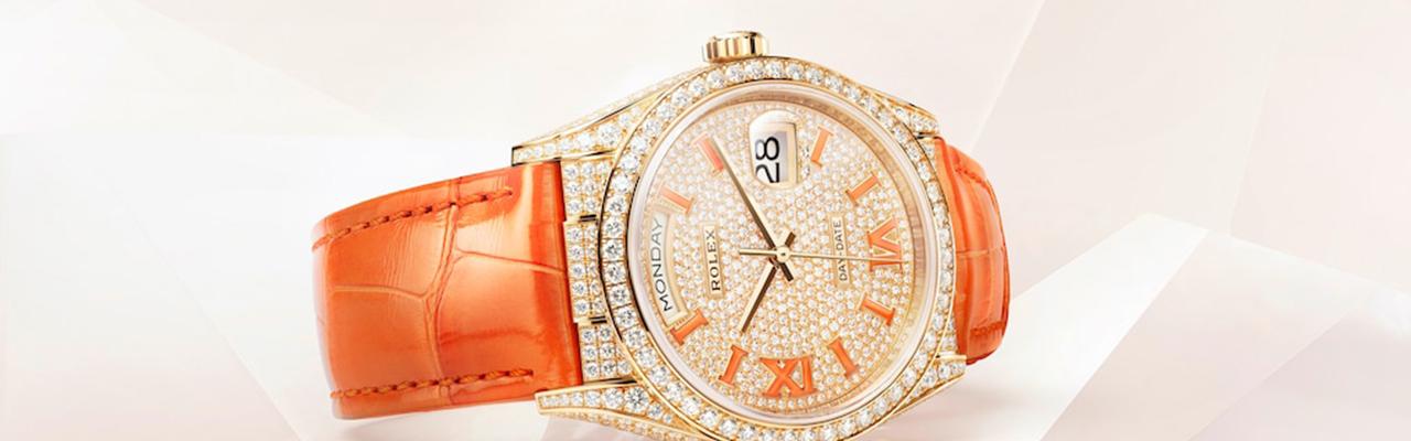 勞力士Day-Date 36 鑲嵌璀璨鑽石新款