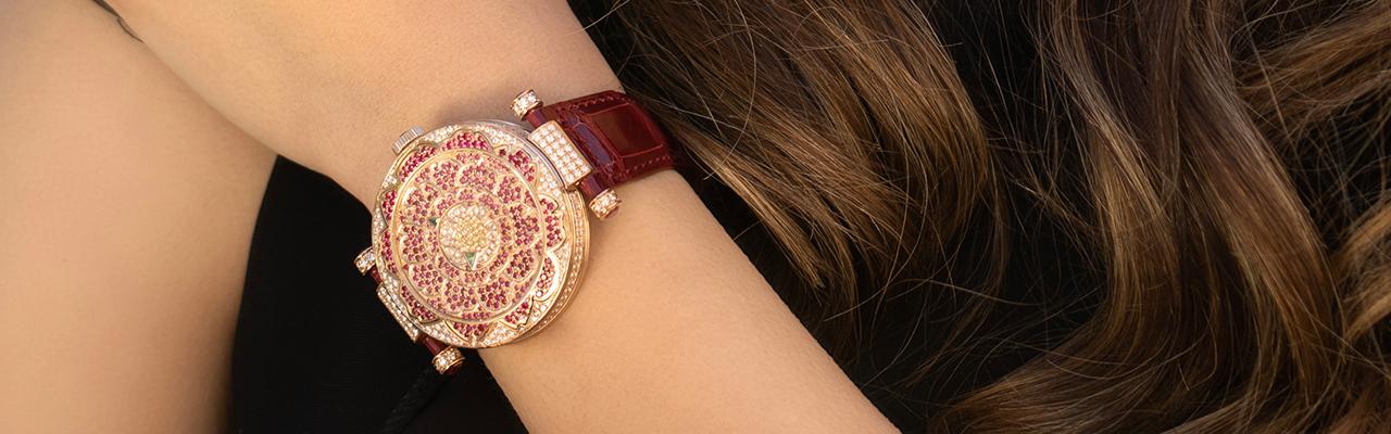 FRANCK MULLER Double Mystery牡丹系列 綻放雍容華貴