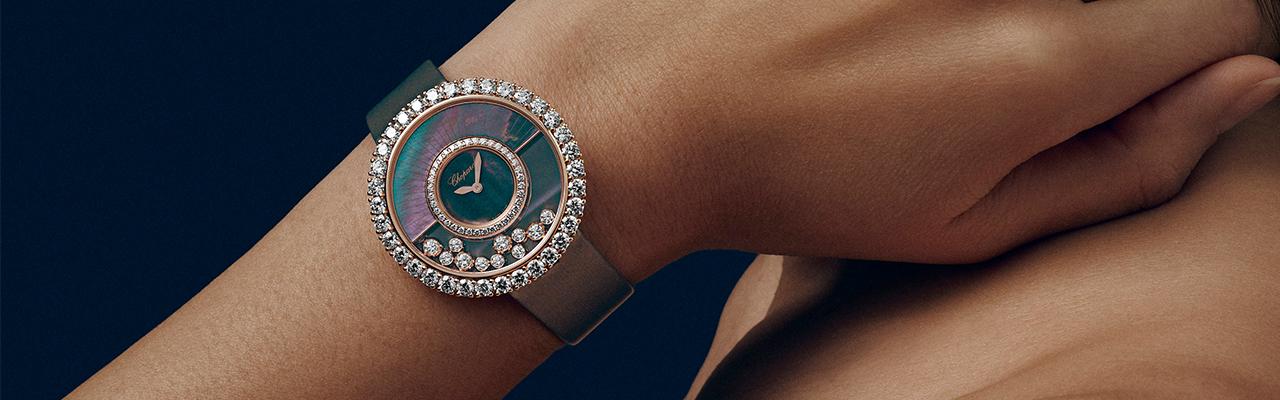 蕭邦Happy Diamonds珠寶腕錶 璀璨迷人的鑽石瀑布 