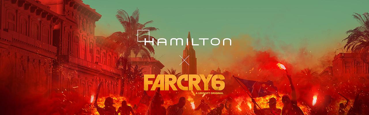 漢米爾頓與《極地戰嚎6（FAR CRY 6）》合作 呈獻卡其野戰系列鈦金腕錶