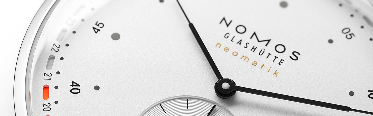 NOMOS Metro neomatik 41 Update腕錶 獨特環形日曆顯示