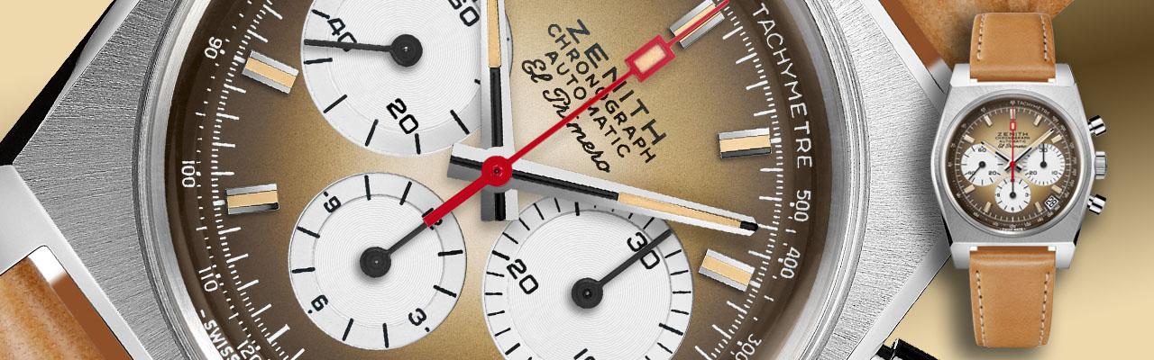 真力時Chronomaster Revival A385 復刻首款煙燻面腕錶