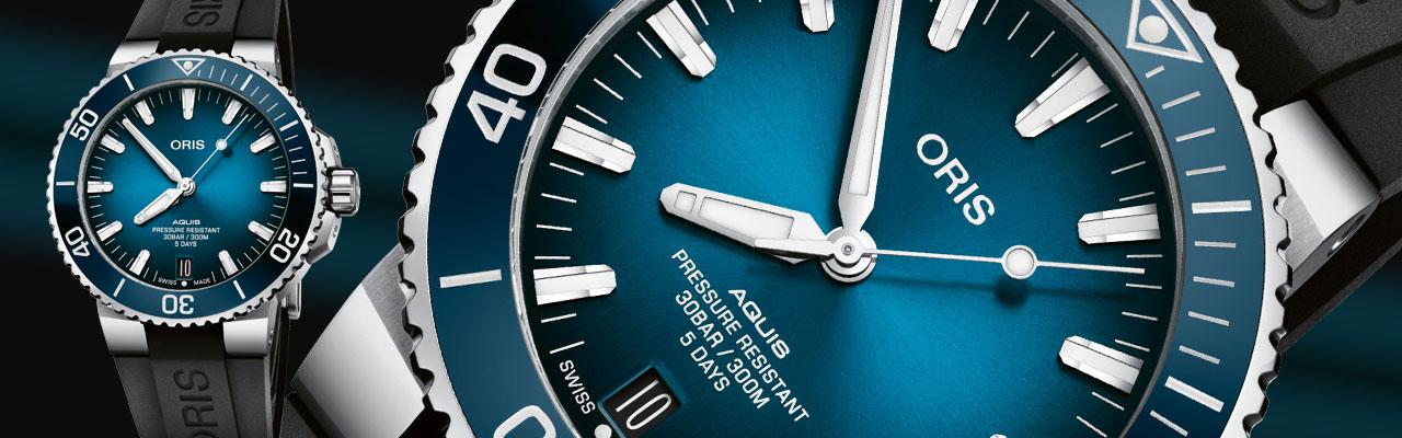 豪利時Aquis 400日期腕錶 第二代自製機芯