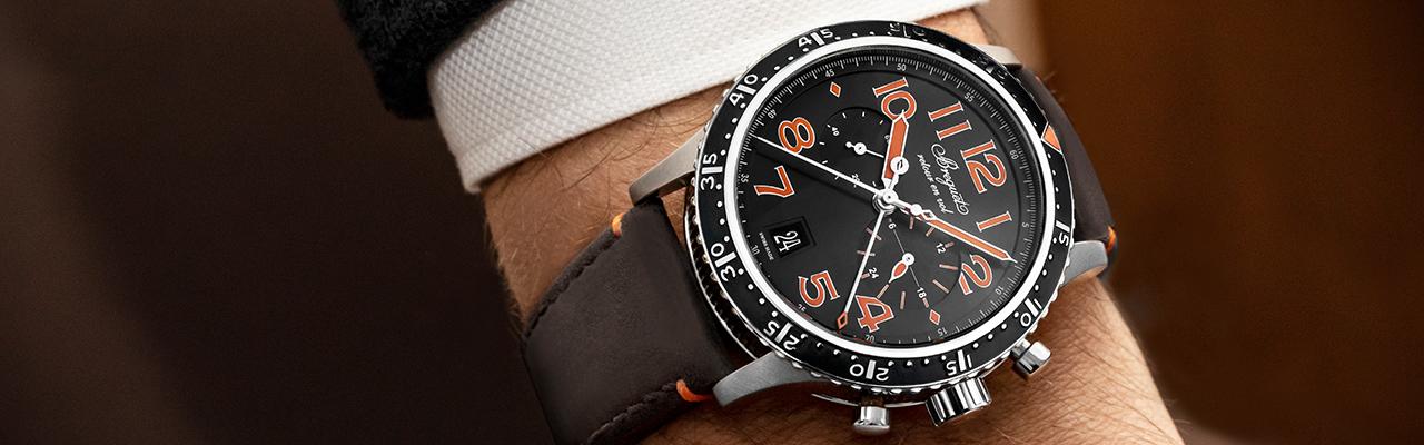 寶璣Type XXI 3815限量版鈦金屬飛行錶 搶眼橘、復古綠兩款