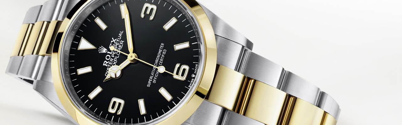 勞力士Oyster Perpetual Explorer黃金鋼款首度問世