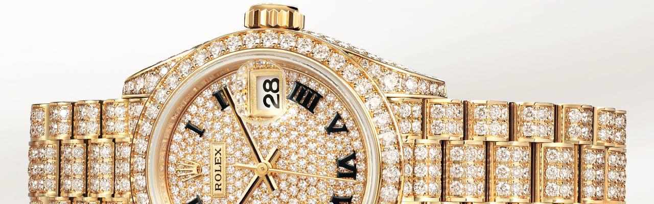 勞力士Oyster Perpetual Lady-Datejust 尊貴的珠寶鑲嵌