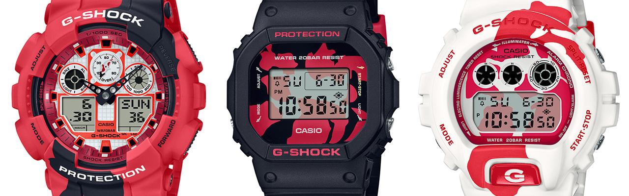 卡西歐G-SHOCK 2021錦鯉系列 紅白黑三色齊發