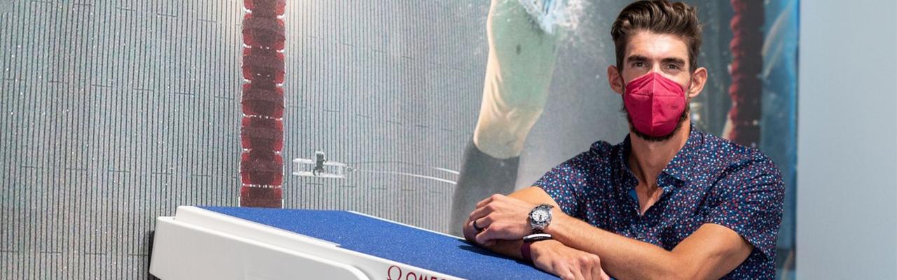 歐米茄歡迎菲爾普斯 史上最多奧運獎牌選手