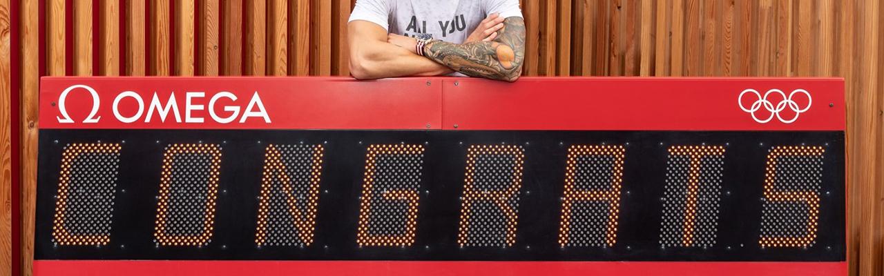 歐米茄歡迎形象大使，凱勒布‧德萊賽爾 