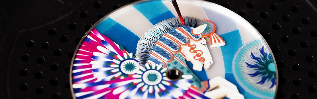 愛馬仕Slim D'Hermès La Source De Pégase工藝腕錶