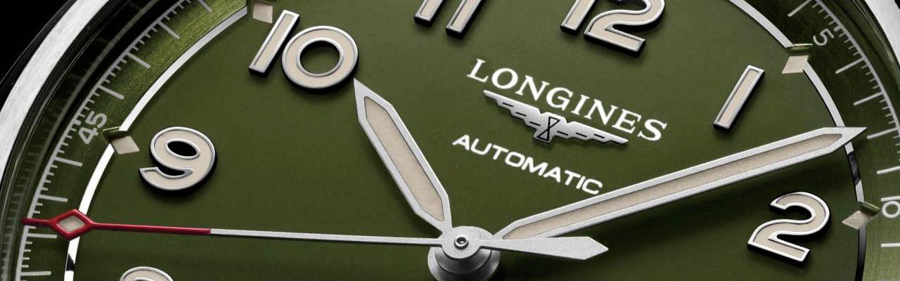 浪琴Spirit先行者系列綠色面盤腕錶