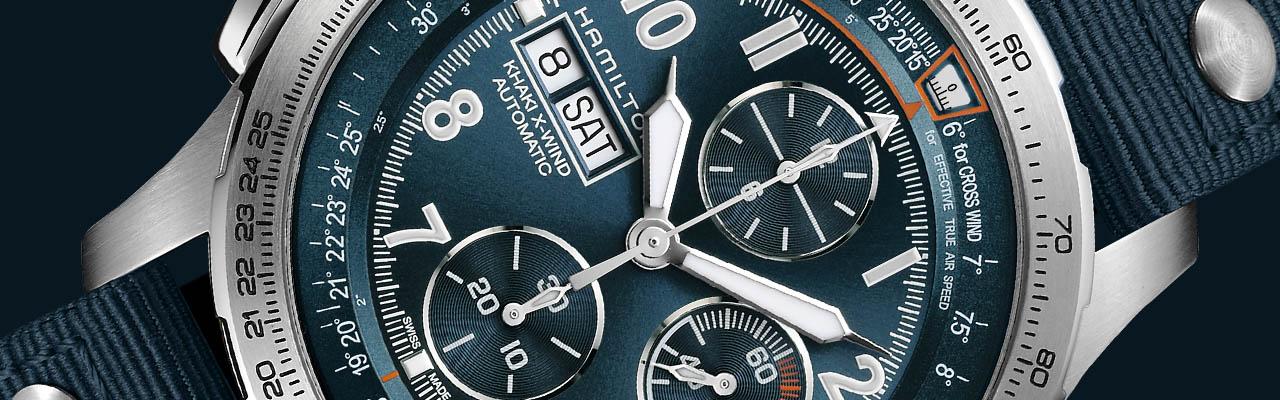 漢米爾頓HAMILTON卡其航空X-Wind自動計時碼錶